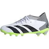 adidas Predator Accuracy.3 Boots Fußballschuhe (Multi Ground), FTWR White/core Black/Lucid Lemon, 38