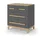 VitaliSpa Malia 80 x 88 cm Grau/Eiche