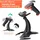 Tera Barcode Scanner 2D 1D 3 in 1 Barcodescanner Wireless 2.4 GHz/Bluetooth/USB Kabelgebunden Strichcode Scanner mit 2000mAh Akku /2M Kabel/Super Stabiler Ständer, HW0002