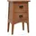 vidaXL Nachtschrank Tannenholz 40 x 29 x 68 cm Braun