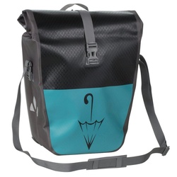 VAUDE Fahrradtasche Aqua Back Color mit Schirmlogo Hinterradtasche Gepäckträgertasche blau|schwarz