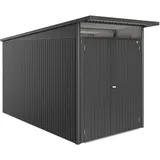 Biohort Metall-Gerätehaus AvantGarde ECO Gr. A4 dunkelgrau-metallic Doppeltür