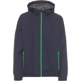 CMP KID Jacket Fix Hood Black Blue 128