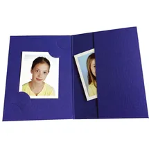 Daiber Passbildmappen A4 Blau 100 St.