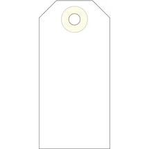 APLI agipa Gepäckanhänger, 80 x 38 mm, neutral, ohne Draht