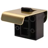 ToMTuR Möbelgriff RV-Labs® Messing Pull-Lock Möbelverschluss - 42mm - Nylonverstärkt goldfarben