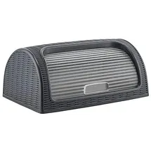 Michelino Brotkasten,plastik anthrazit Große 42x27x18mm