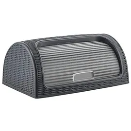 Michelino Brotkasten,plastik anthrazit Große 42x27x18mm