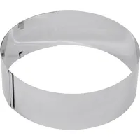 Testrut Tortenring Backform, Silber,