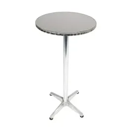 Mojawo Mojawo® Bistro Stehtisch Ø60cm Höhenverstellbar Klappbar Balkontisch Gartentisch
