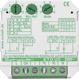 Schalk Universal-Tastdimmer UP 230VAC 0-500VA ETD U2