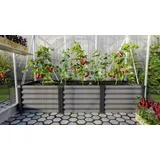 65 x 185 x 40,3 cm Granitgrau