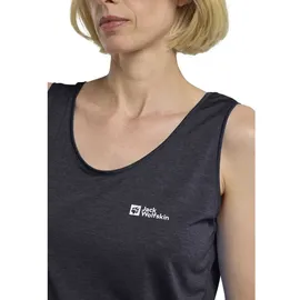 Jack Wolfskin Crosstrail ärmelloses T-shirt - Graphite - S
