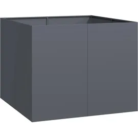 vidaXL Pflanzgefäß 100 x 100 x 80 cm Anthrazit