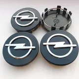 4 Stück Nabendeckel Zubehör für Opel 60mm, Felgendeckel Radnabendeckel Radnabenabdeckung Felgen Center Nabendeckel Wasserdicht Radnabendeckel