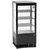 Bartscher Mini-Kühlvitrine 78 l schwarz