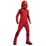 Rubie ́s Kostüm Star Wars 9 Sith Trooper Kostüm für Kinder Basic, Kinderkostüm der Elite-Stormtrooper aus 'Der Aufstieg Skywalkers' rot 116