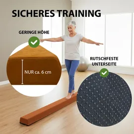 Trutzholm Schwebebalken klappbar 270 cm Braun