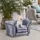 PawHut Hundesofa Luxus 69 x 49 x 38 cm hellgrau