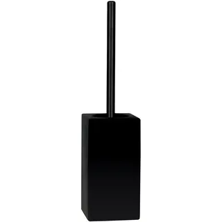 Spirella Toilettenbürste "Quadro" Steingut 11,5 x 45 cm - matt schwarz