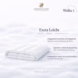 HANSKRUCHEN Hanskruchen, Wolke 7 (320 g, Daune, 155 x 220 cm