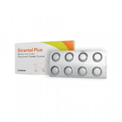 Strantel Plus ontwormingstablet voor de hond  24 tabletten