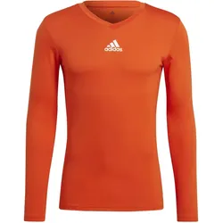 adidas Team Base langarm Funktionsshirt Herren GN7508 - team orange XS