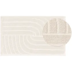 Badematte Jojo Cream 50x80 cm - Badteppich für Badezimmer - benuta Nest
