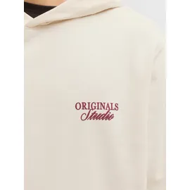 JACK & JONES Hoodie mit Print Weiß L