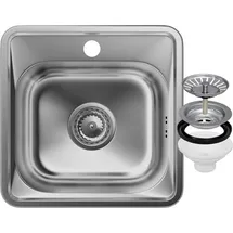 GRANITAN Turi 38 x 38 x 14,6 cm Silber