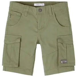NAME IT Jungen Nkmryan Reg Twi L Shorts 6776-ba Noos Cargos, Deep Lichen Green, 152