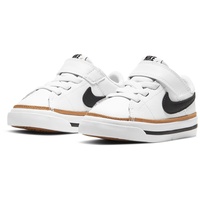 Nike Court Legacy Baby-Sneaker white/black-desert ochre-gum l 17