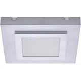 Paul Neuhaus LED Deckenlampe 10 Leuchtmittel quadratisch silber