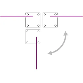 vidaXL Ausziehbare Seitenmarkise 1,2 x 10 m rot