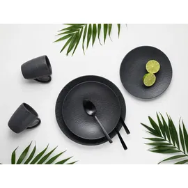 CreaTable Rondo Schiefer Tafelservice-Set schwarz, 12-tlg. (33320)