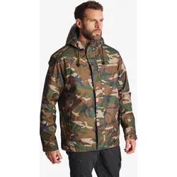 Jacke 100 wasserdicht warm Camouflage Woodland 3XL