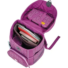 DerDieDas ErgoFlex Easy 5-tlg. purple dots mit Sporttasche