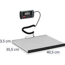 Steinberg Systems Paketwaage digital Industriewaage Bodenwaage Versandwaage LCD 100 kg / 0,05 kg
