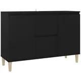 vidaXL Sideboard Schwarz 103,5x35x70 cm Holzwerkstoff