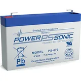 Powersonic PS 670 6V 7Ah Blei-Vlies Akku AGM VRLA