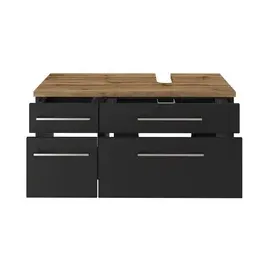 Held Waschbeckenunterschrank Davos 90 x 41 x 47 cm Grau