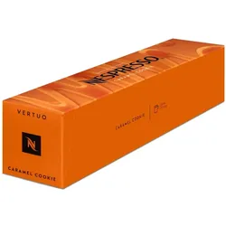 Nespresso Golden Caramel Vertuo Line 10 Signature Kaffeekapseln Gold 230ml Cremig mit Karamellaroma