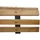 Proregal Gartenbank 80 x 122 x 70 cm Hellbraun