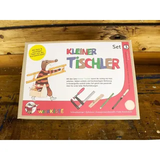 Die Werkkiste Kinder-Werkzeug-Set Kleiner Tischler Set 3
