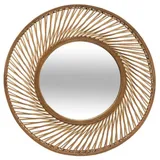 Atmosphera Créateur d'intérieur Atmosphera - Spiegel Spirale - Bambus D. 72 cm - Kastanienbraun