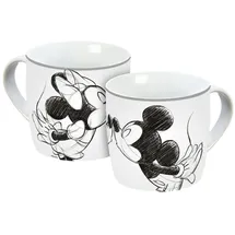 Geda Labels Tasse Mickey Kiss Sketch 0,3 l Grau