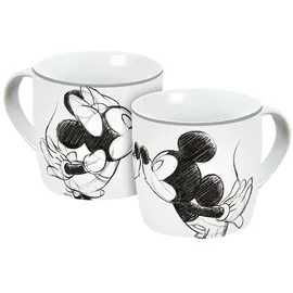 Geda Labels Tasse Mickey Kiss Sketch 0,3 l Grau