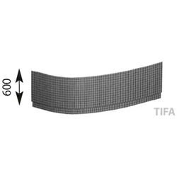 EVIA 160, rechts, befliesbare Badewannenschürze