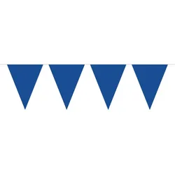 Marine-Blaue Wimpelkette 10m - OS
