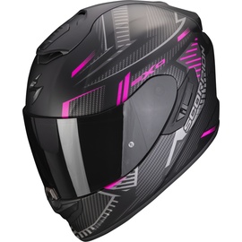 Scorpion EXO-1400 Evo Air Shell Helm, schwarz-pink, Größe S